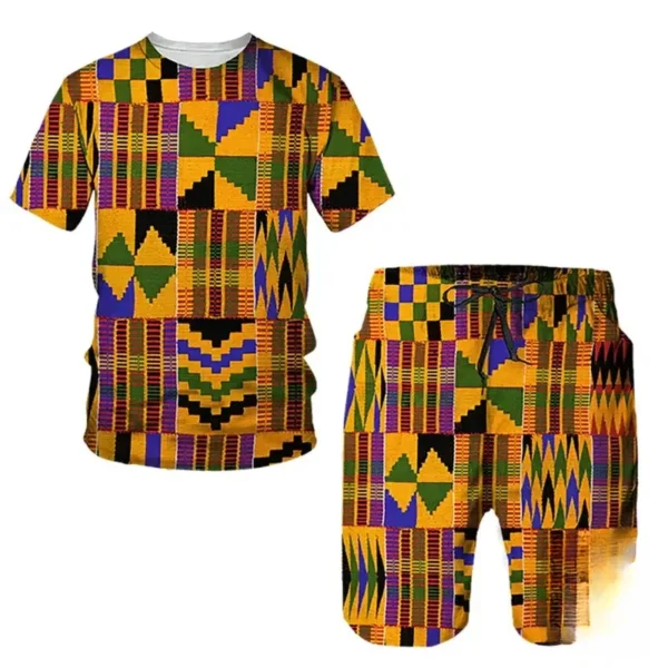 T-Shirt homme avec designs culturels africains