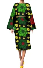 Ensemble tendance pour femme, esprit africain