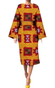 Tenue Africaine Femme colorée et moderne