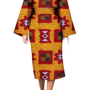 Tenue Africaine Femme colorée et moderne