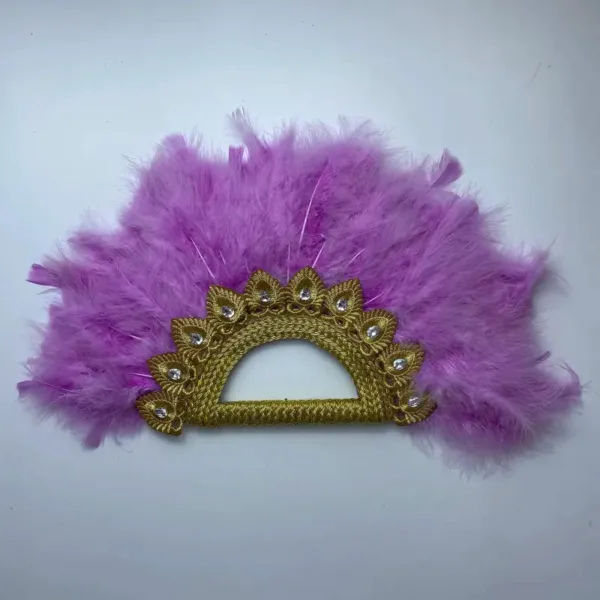 Éventail mariage africain en couleurs vives