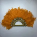 Accessoire de mariage : éventail africain unique