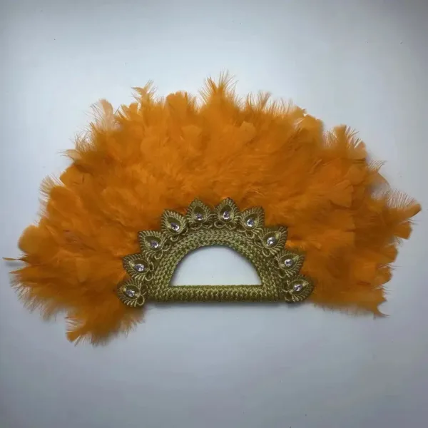 Accessoire de mariage : éventail africain unique