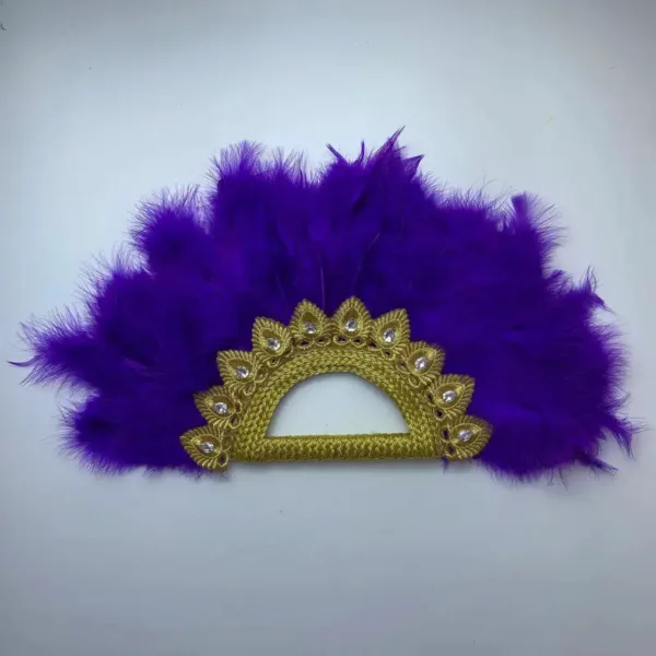 Éventail mariage avec design africain authentique