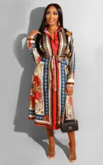 Robe africaine féminine, tissus authentiques et confortables