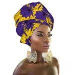 Turban cheveux africain pour occasions spéciales