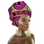 Foulard cheveux ethnique au style affirmé