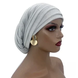 Turban africain stylé pour un look unique