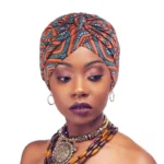 Foulard Africain Wax coloré et stylé