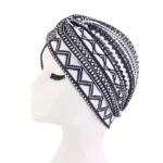Foulard wax avec motifs traditionnels africains