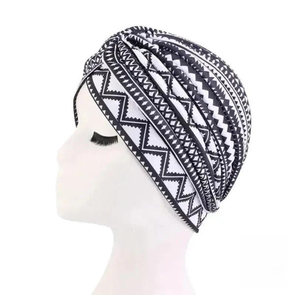 Foulard wax avec motifs traditionnels africains