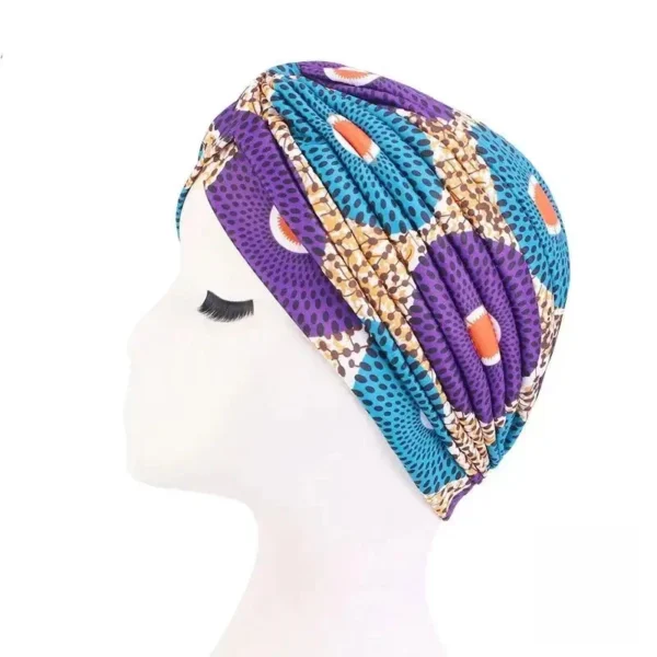 Tendance foulard africain à motifs colorés