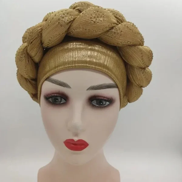 Foulard cheveux en tissu africain léger