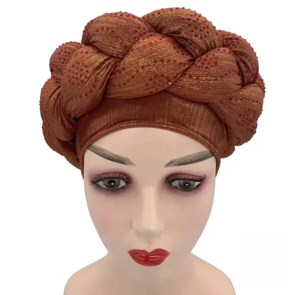 Accessoire cheveux stylé, foulard africain