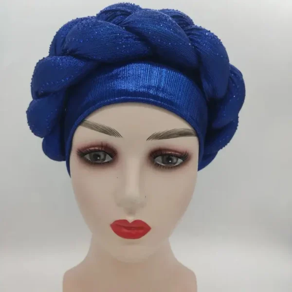 Foulard Cheveux Africain élégant et coloré - vue 2