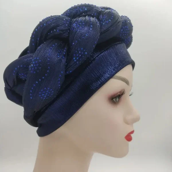 Foulard Cheveux Africain élégant et coloré - vue 4