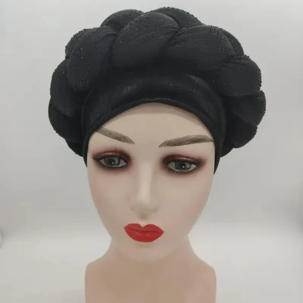 Foulard Cheveux Africain élégant et coloré - vue 5