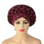Foulard Cheveux Africain élégant et coloré - vue 12