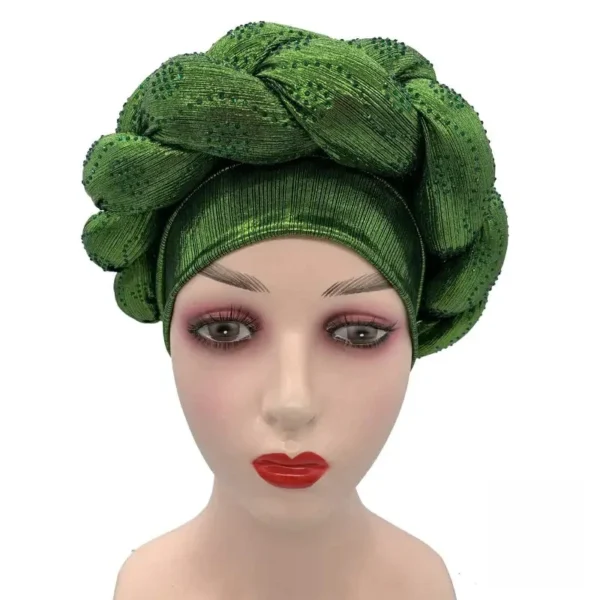 Foulard Cheveux Africain élégant et coloré - vue 20