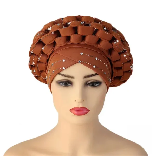 Foulard Cheveux Africain élégant et coloré - vue 21