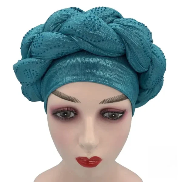 Foulard cheveux coloré, inspiration africaine