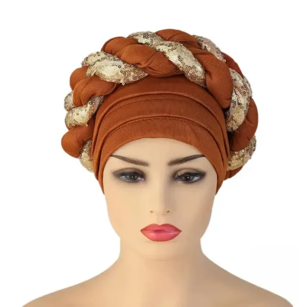 Foulard coloré, inspiration africaine