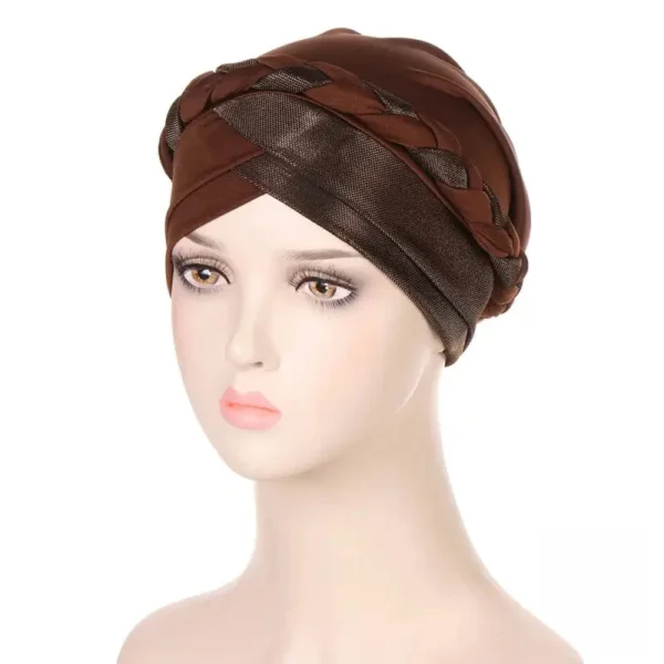 Foulard en tissu texturé et chaleureux