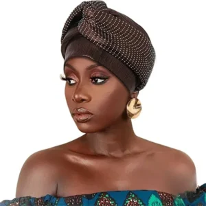 Foulard Femme Africaine coloré
