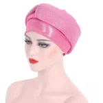 Foulard à porter en turban chic