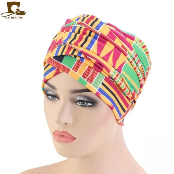 Turban femme, inspiration culturelle africaine