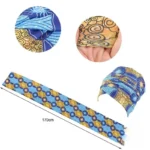 Turban élégant, foulard femme africain