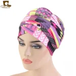Foulard coloré pour cheveux, style africain
