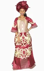 Mode féminine boubou africain coloré