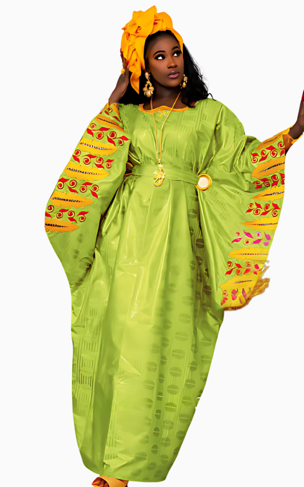 grand-boubou-bazin-riche-femme-avec-ceinture-1 Boubou Bazin Riche Femme avec Ceinture élégante