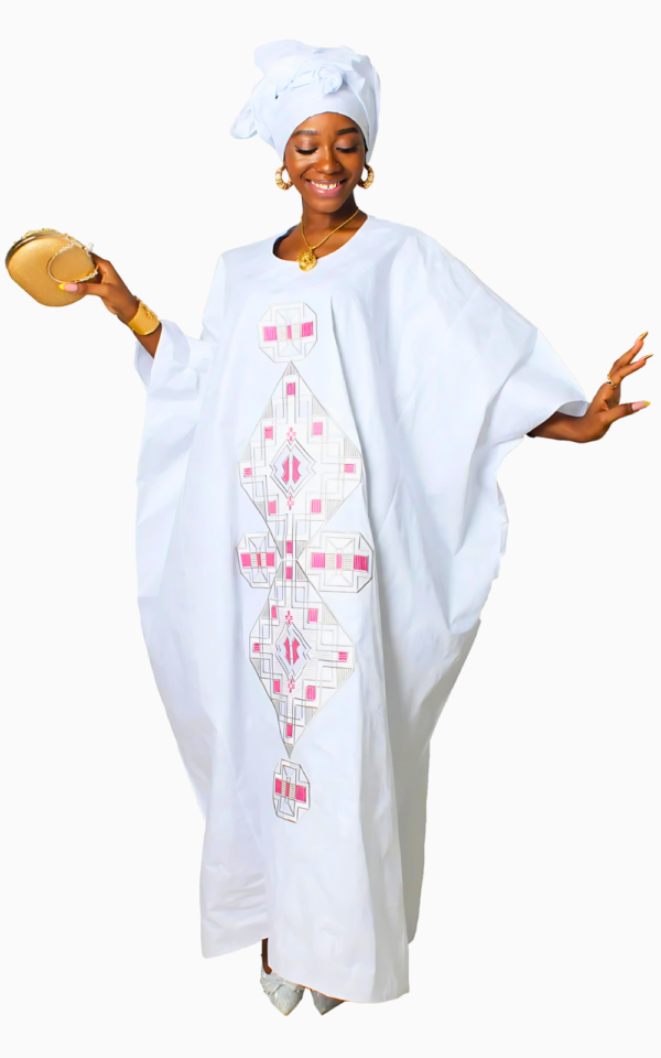 grand-boubou-blanc-pour-femme-1 Grand boubou blanc pour femme