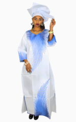 Boubou africain pour femme, vêtement ample et confortable, motifs variés