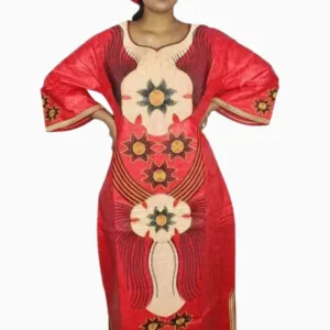 Grand Boubou Femme Africaine élégante et colorée
