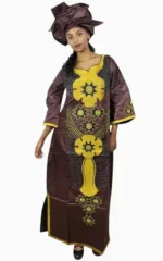 Vêtement ample pour femmes, boubou africain chic