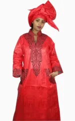 Modèle de boubou pour femme, coupe moderne et raffinée
