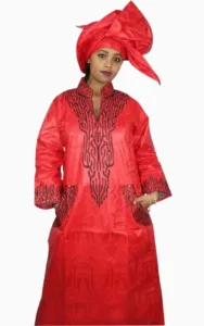 Modèle de boubou pour femme, coupe moderne et raffinée