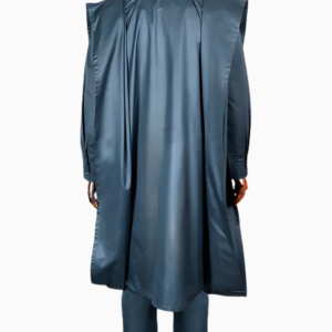 Boubou africain homme en teinte grise élégante