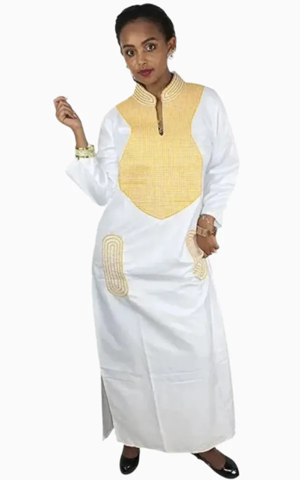 Style unique et moderne du grand boubou pour les femmes