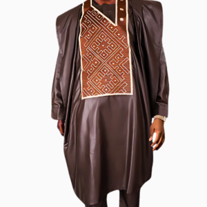 Grande Boubou Homme moderne en tissu africain