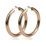 Boucles d'oreilles créoles grandes, accessoire tendance et chic
