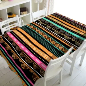 Grande nappe africaine décorative pour votre table