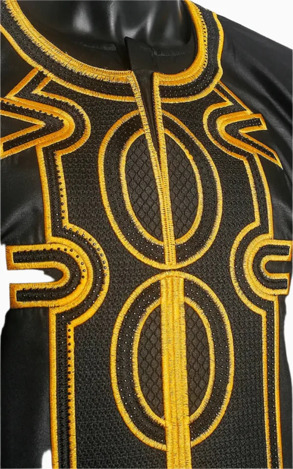 Tenue africaine homme, motif traditionnel coloré