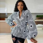 Haut africain pour femme, élégance et culture en harmonie