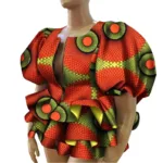 Haut africain pour femmes, style moderne et coloré