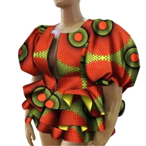 Haut africain pour femmes, style moderne et coloré