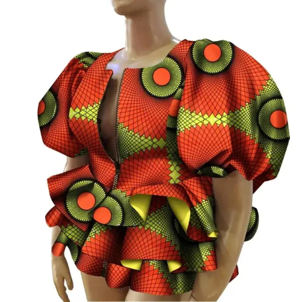 Haut africain pour femmes, style moderne et coloré